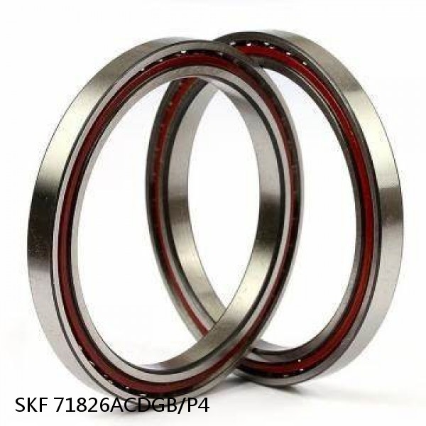 71826ACDGB/P4 SKF Super Precision,Super Precision Bearings,Super Precision Angular Contact,71800 Series,25 Degree Contact Angle