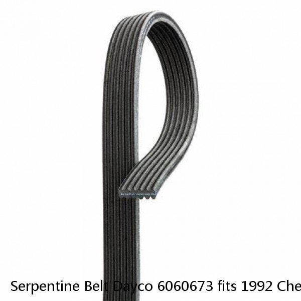 Serpentine Belt Dayco 6060673 fits 1992 Chevrolet Corvette 5.7L-V8