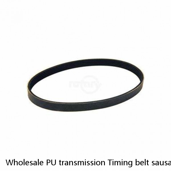 Wholesale PU transmission Timing belt sausage belt with Horizontal Grooves for Sausage Cutting Machine